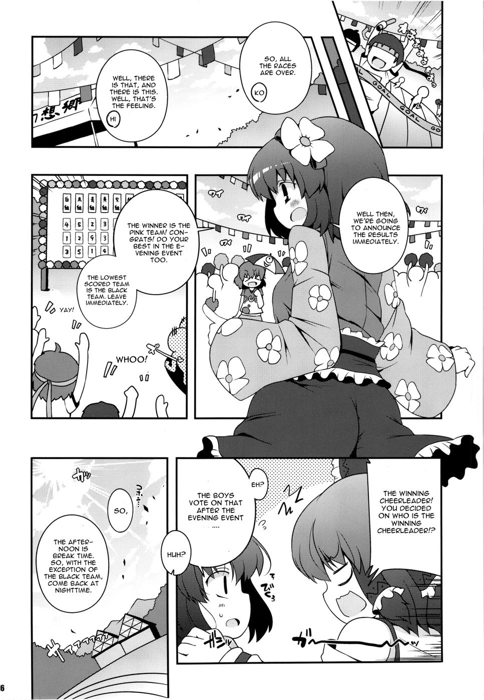 Hentai Manga Comic-Chinchin Cheer Cheer Gensoukyou Daiundouka-Read-16